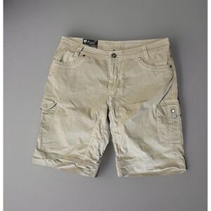 Kuhl Woman's Outdoor‎ Hiking Cargo Green Shorts- 12